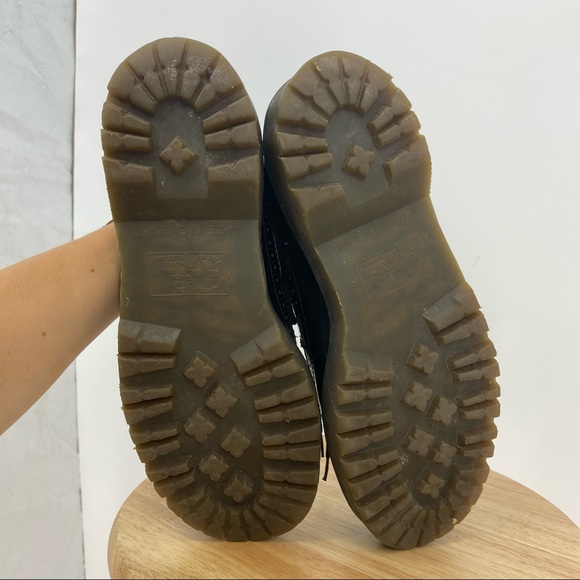 Vintage 90s Dr Martens Wing  Tip Oxfords Leather Shoes Made in England - Picture 10 of 11